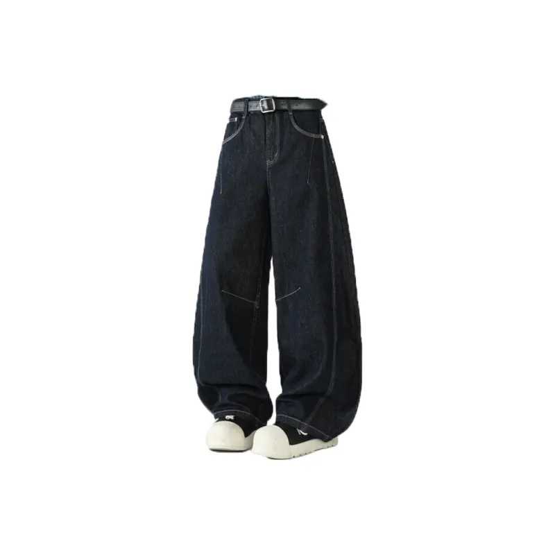 KLAMMKICKS Jeans Unisex Navy Blue-0