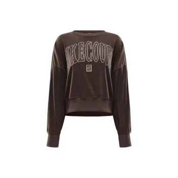 NikeCourt Heritage Women's Over-Oversized Crew-Neck Graphic Tennis Sweatshirt