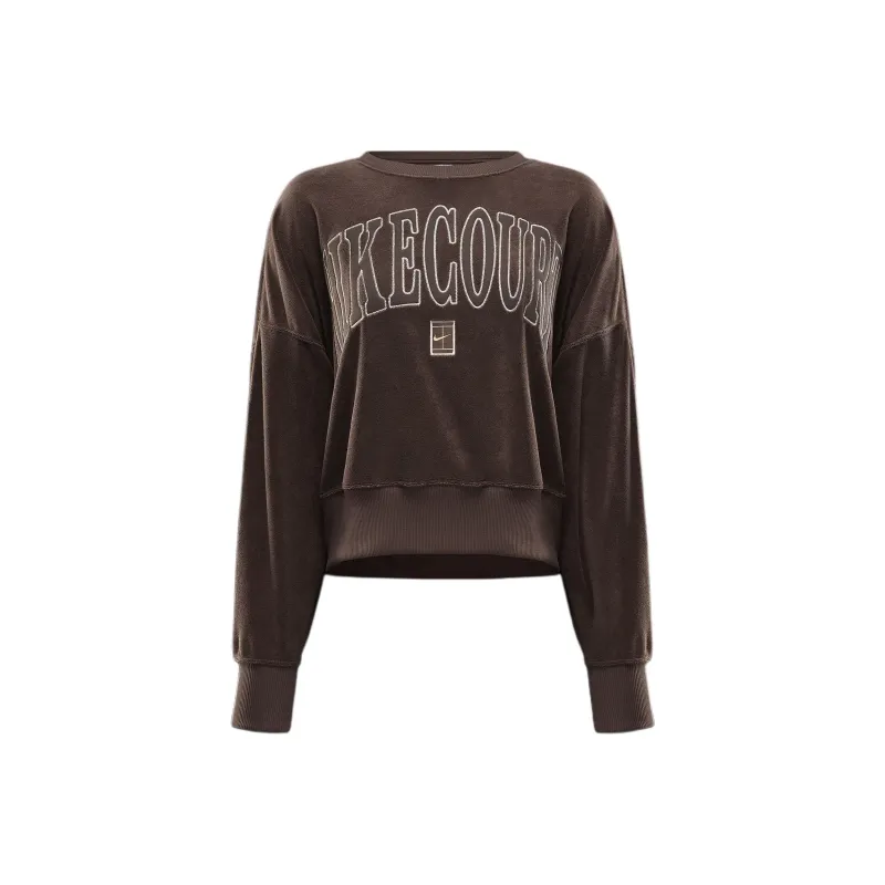 NikeCourt Heritage Women's Over-Oversized Crew-Neck Graphic Tennis Sweatshirt-0