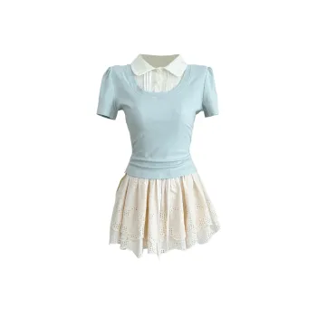 COVER TIME Two Piece Skirt Sets Women's