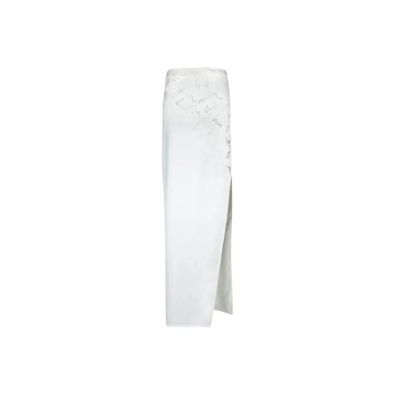 Genny Guipure lace Maxi Skirt-0