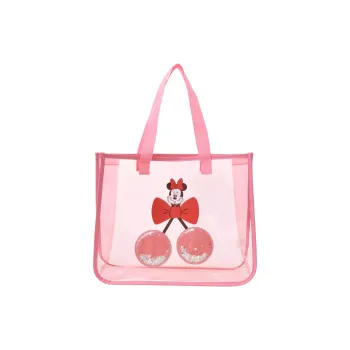 Disney PVC Tote Bag, Shopping Bag, Handbag Kids' Pink