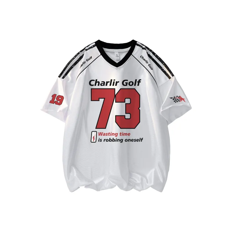 CHARLIE GOLF Basketball Jersey Unisex-8