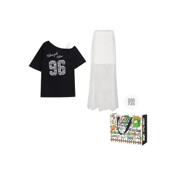 OURUOKE Two Piece Skirt Sets Women's