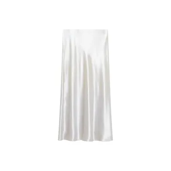 Patrizia Pepe Satined Midi Skirt