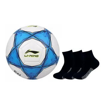 LiNing Size 4 Soccer TPU Seamless Thermal bonding Unisex Blue White
