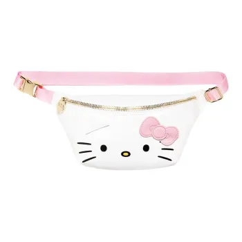 Sanrio Stoney Clover Lane Collaboration Hello Kitty Nylon Fanny Pack Women's White