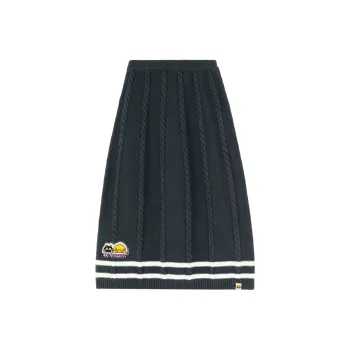 B.Duck Casual Long Skirts Women's Dark Gray
