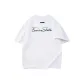White with Black Text Embroidery
