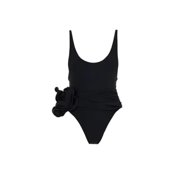 Magda Butrym Floral appliqué Swimsuit