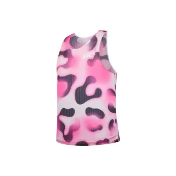QIAODAN Feiying Tank Top Men's Pink Black Leopard Print Blended Print