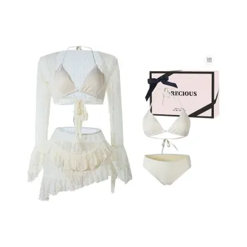 FOCOS STUDIO Swimsuit Set Women's Ecru