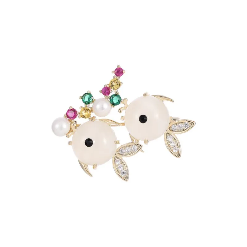 Yamaichi Maru Copper Brooches Women's-0