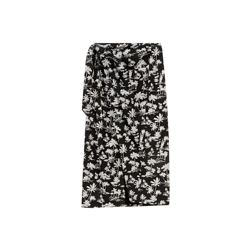 Maje Casual Long Skirts Women's Black-0