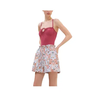 HERMES SS25 Beach Shorts Women's Salt White