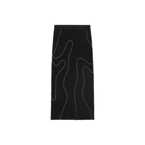 SEMICIRCLE Casual Long Skirts Women's Black