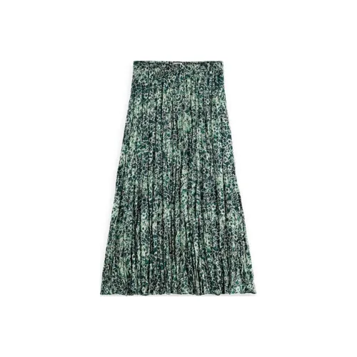 Scotch&Soda FW24 Casual Long Skirts Women's Green
