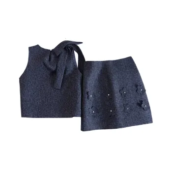 TOUCH Skirt Set Women's Navy Blue