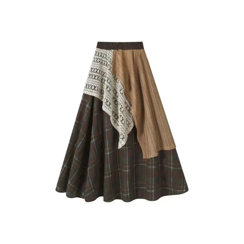 FLIM Casual Long Skirts Women's-6
