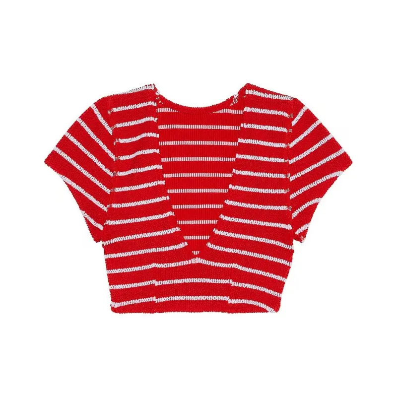 Victoria's Secret Bikini Women's Red White Stripes-0