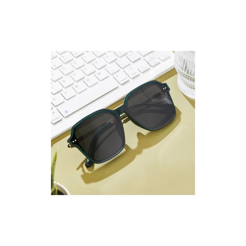 MUYKUY TR/Memory Plastic Stainless Steel Square Sunglasses Women's-6
