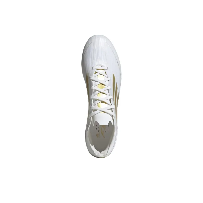 Adidas F50 Pro Fg Cloud White Gold Metallic-4
