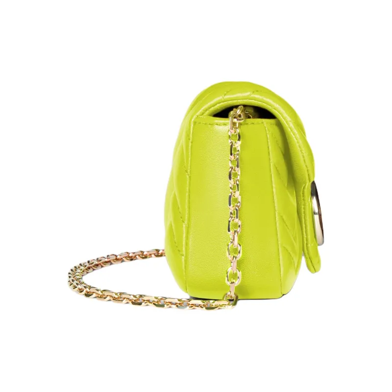 GUCCI GG Marmont Lambskin Shoulder Bag Mini Women's Bright Green-2