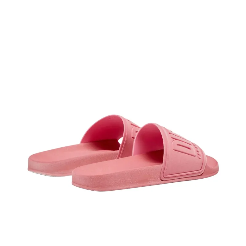 DIESEL Slide Slippers Women's Pink-3