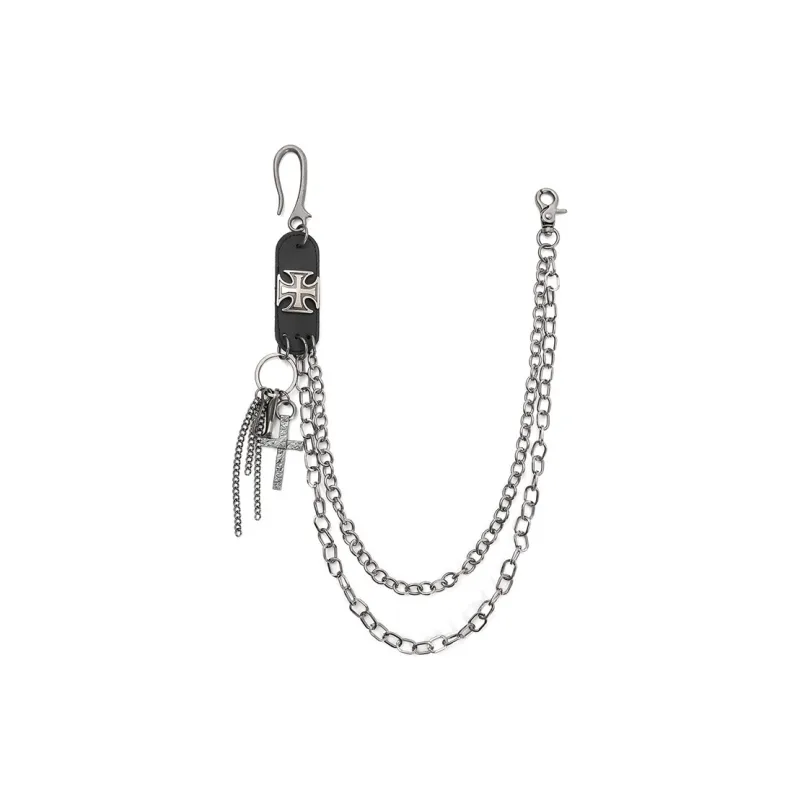 CENTURY&KINDLE Metal Pants Chains Unisex-0