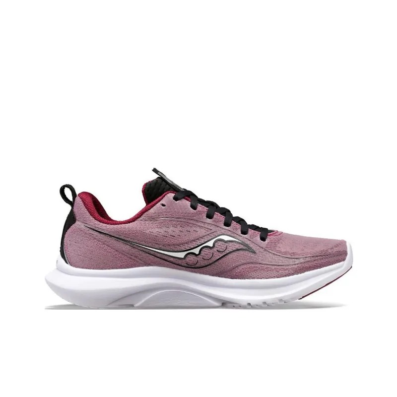 Saucony Kinvara 13 Cushioning, Slip Resistant, And Abrasion Resistant Low Top Running Shoes Women's Pink Black-1