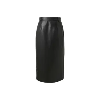 3COLOUR Casual Long Skirt Women's Classic Black