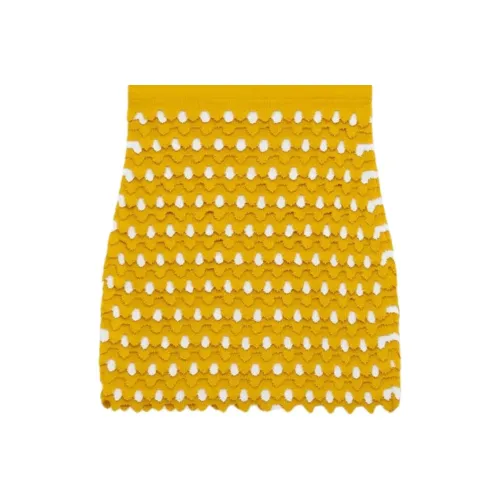 LOEWE Paula's Ibiza Casual Short Skirts Women's Yellow