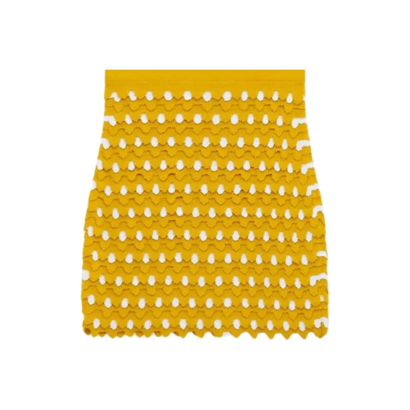 LOEWE Paula's Ibiza Casual Short Skirts Women's Yellow-0