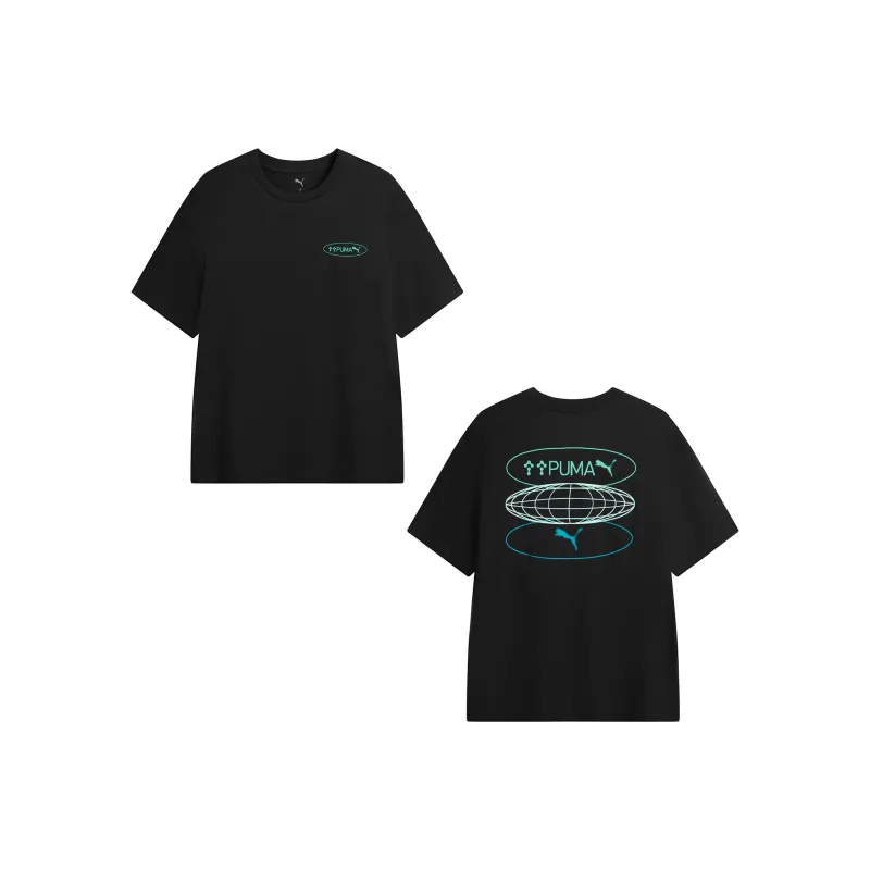 PUMA GRAPHICS 3 Circles Tee T Shirt Men's Black-2