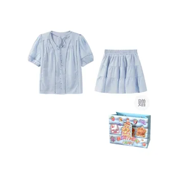 TWOPLUMGIRLS Two Piece Skirt Sets Women's