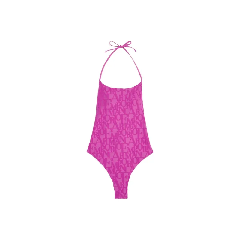 EMPORIO ARMANI Flocked logo Swimsuit-0