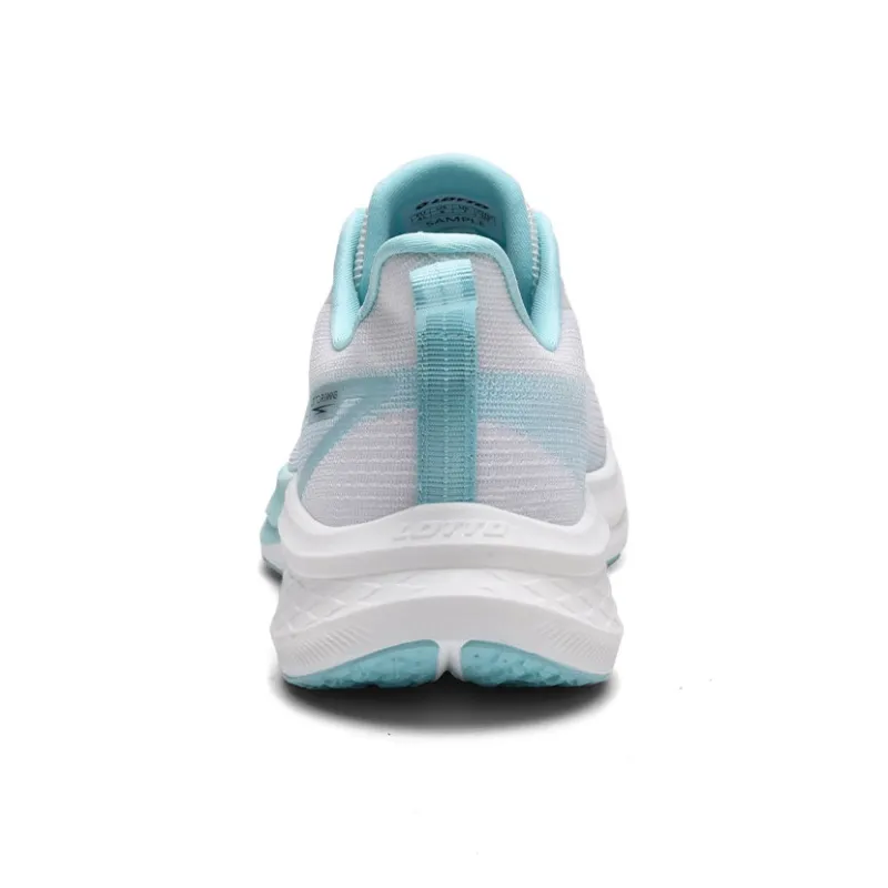 LOTTO Shock Absorbing, Non Slip, Wear Resistant, Breathable And Lightweight Low Top Running Shoes Men's White Blue-3