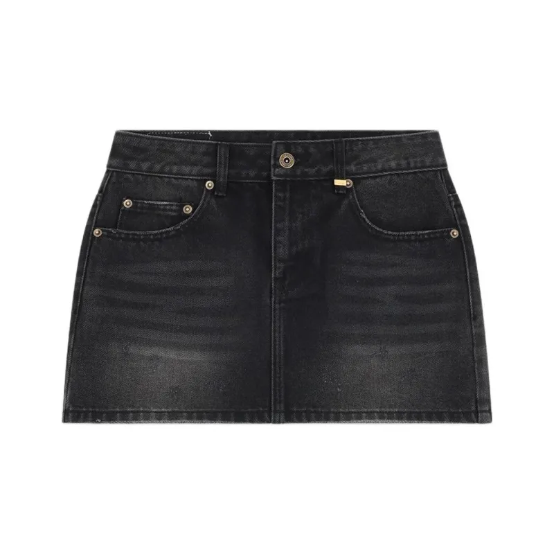 WE11DONE Cotton A line Skirt-0