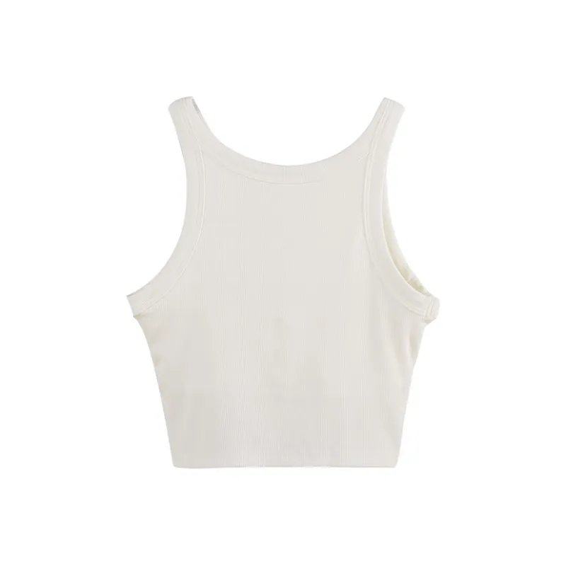 HEISU Tank Tops Women's White-1