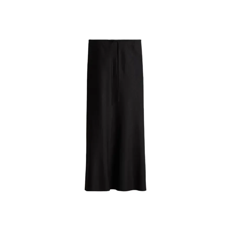 H&M Casual Long Skirts Women's Black-0
