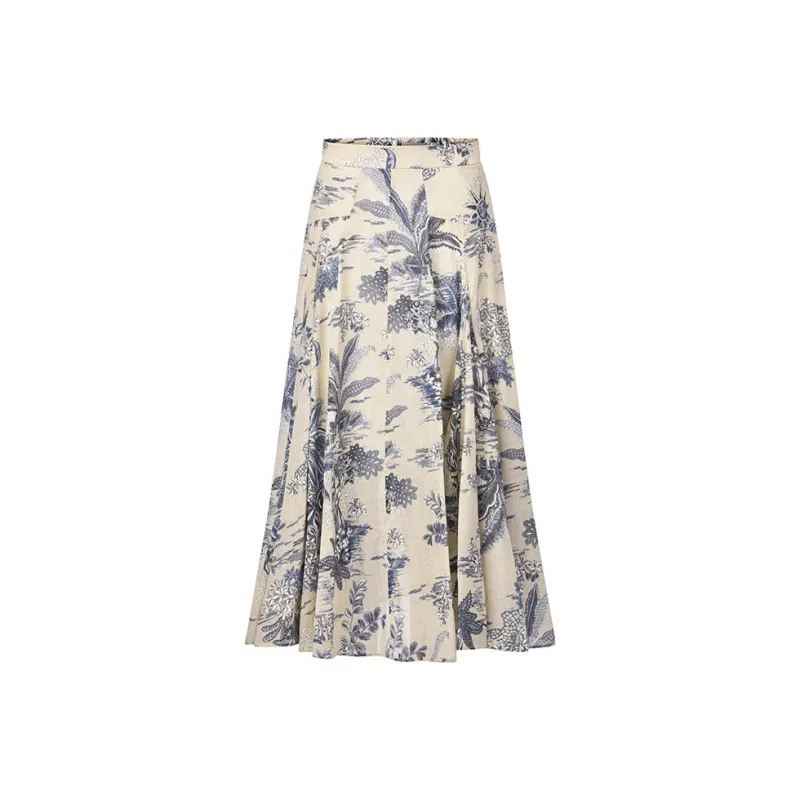 RARE Casual Long Skirts Women's Multicolor-0