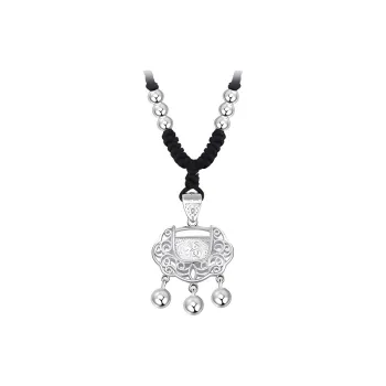 Bear Silversmith 999 Fine Silver Sterling Silver Necklace Women's