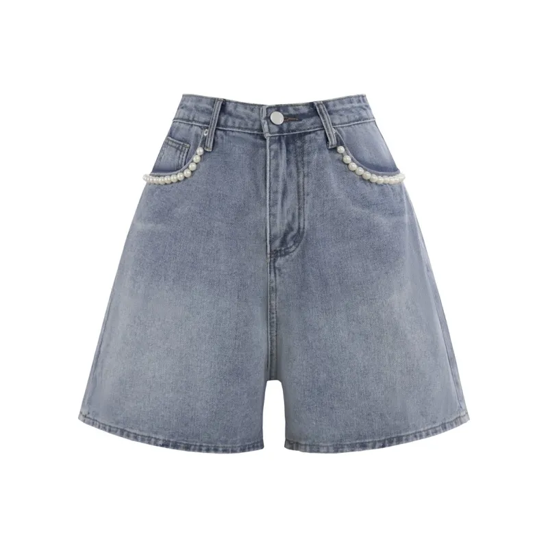 UNIFREE Denim Shorts Women's Blue-0