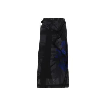 Yohji Yamamoto Y's SS25 Casual Long Skirt Women's Blue