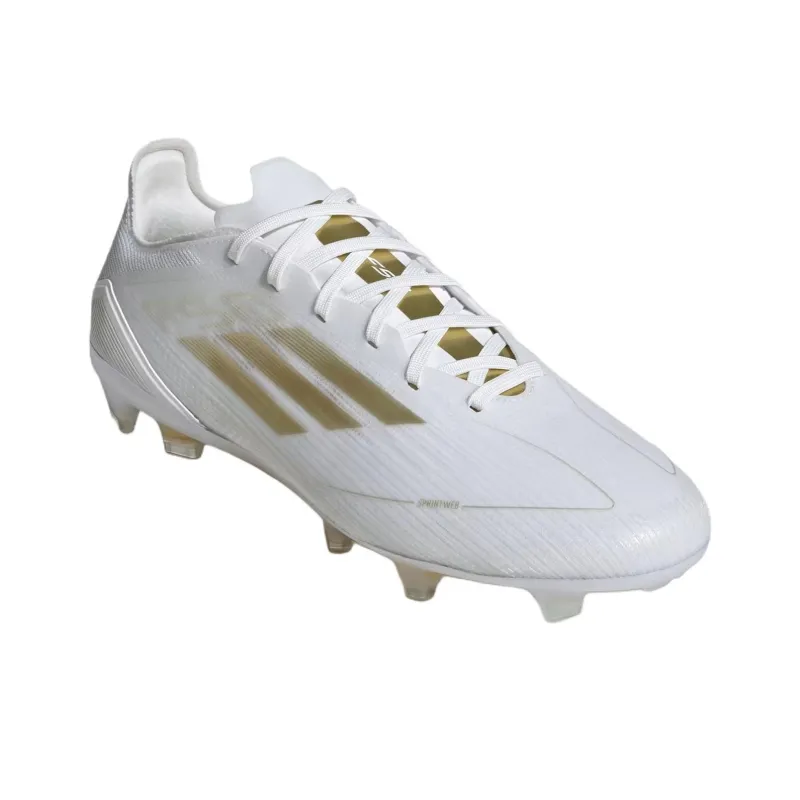 Adidas F50 Pro Fg Cloud White Gold Metallic-2