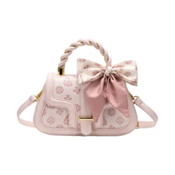 Bywhich PU Handbag Women's Pink
