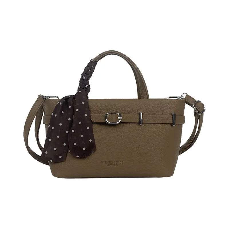 RIVMIND PU Handbag Women's White/Gray/Black/Apricot/Khaki/Coffee-13