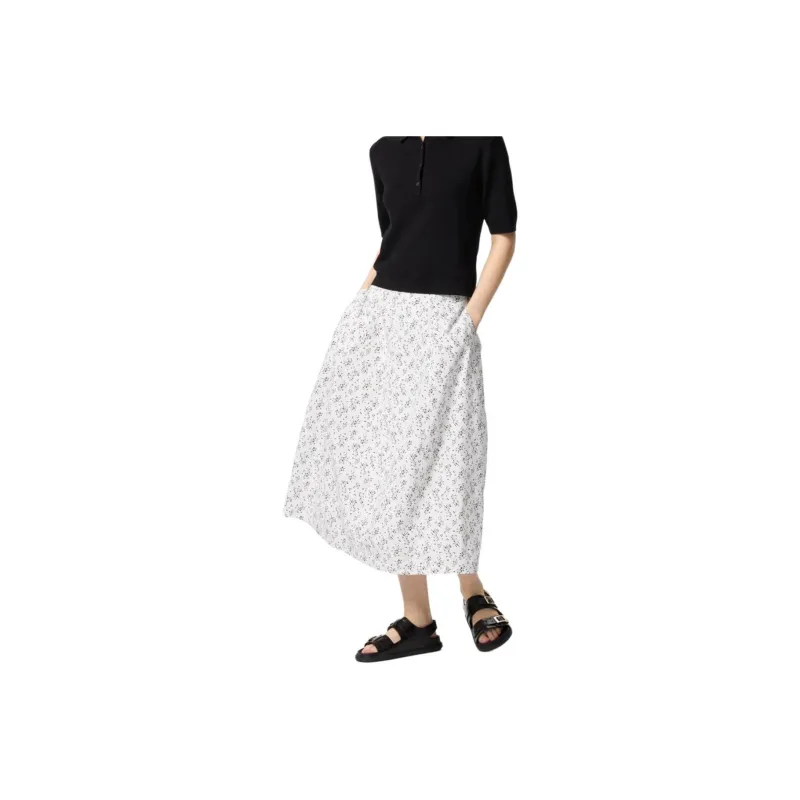 UNIQLO Casual Long Skirts Women's Ivory-0
