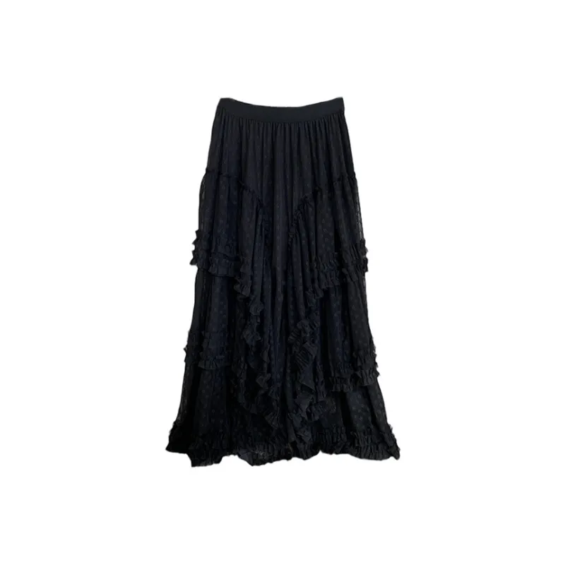 BDGU Casual Long Skirt Women's White-9