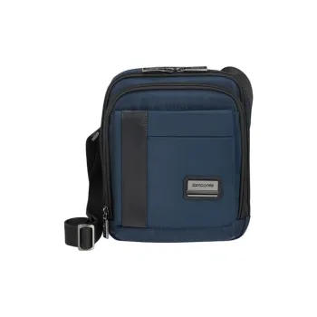 SAMSONITE Fabric Crossbody Bag Medium Size Men's Blue